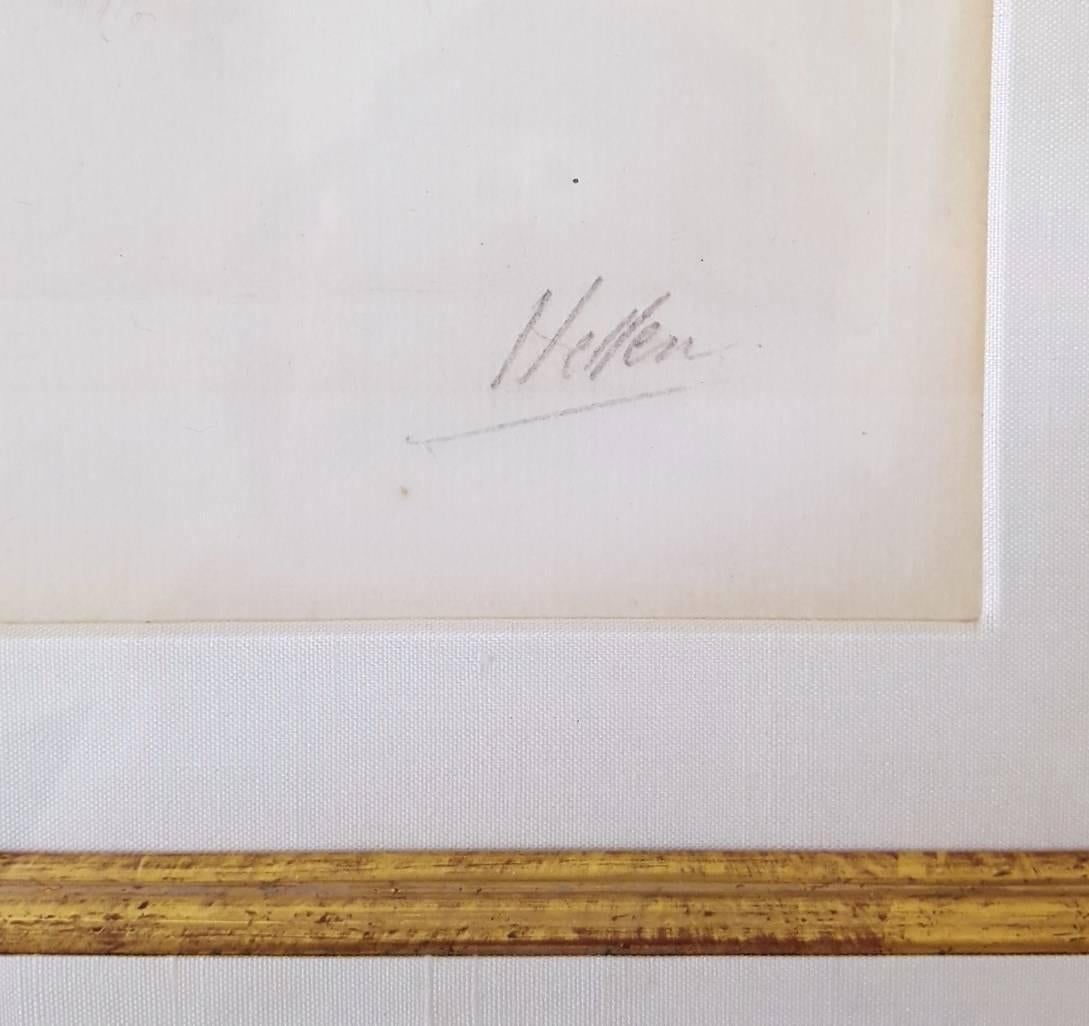 Dormeuse sur un Canape - Post-Impressionist Print by Paul César Helleu