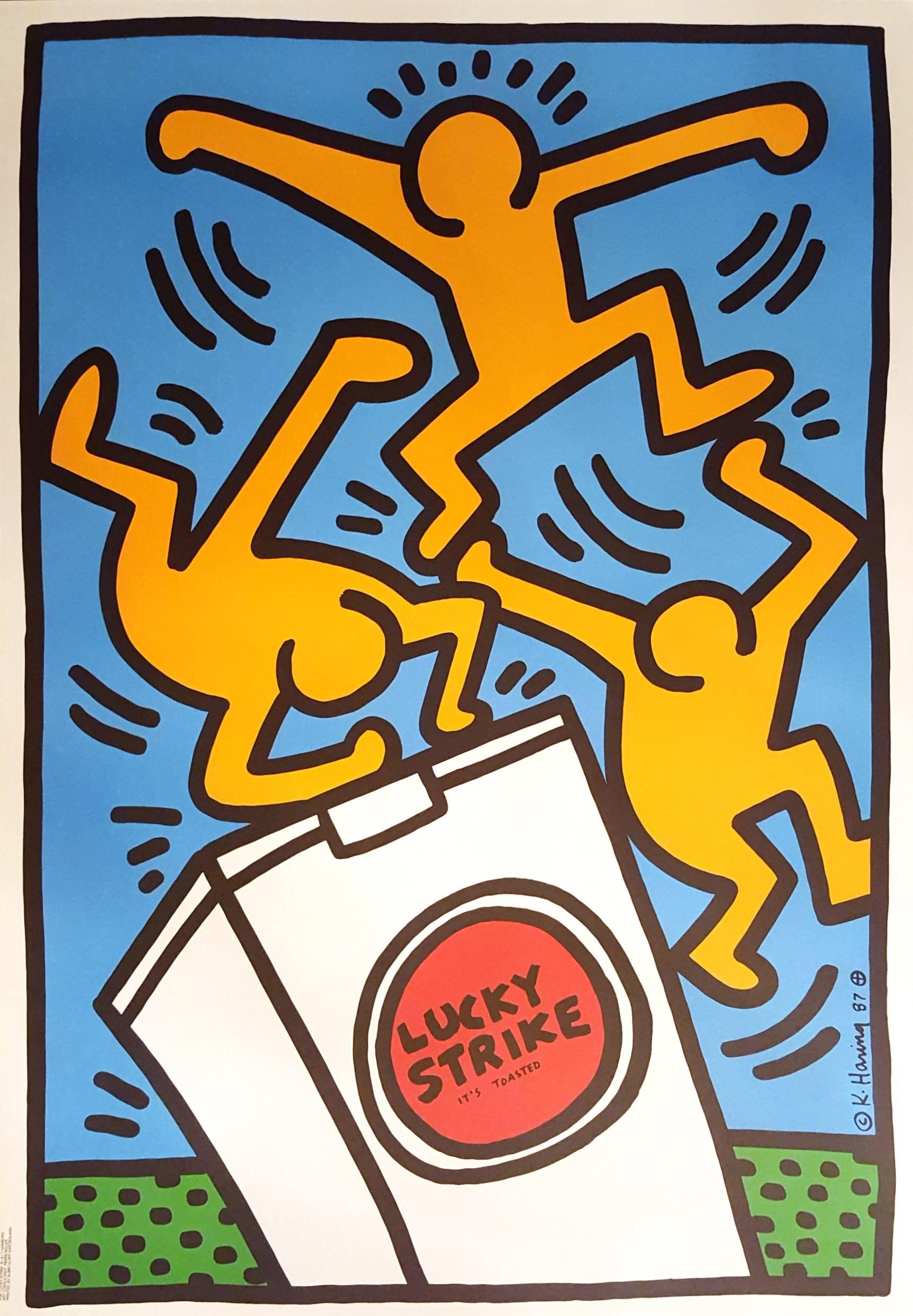 Keith Haring Figurative Print - Lucky Strike