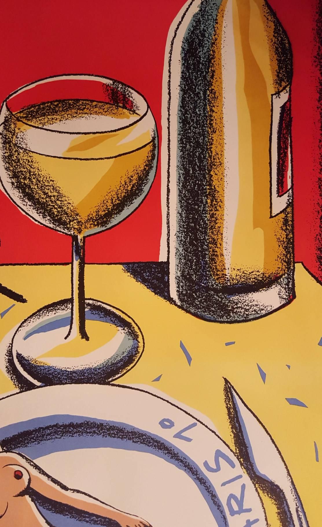 Willi's Wine Bar - Print by Jacques de Loustal