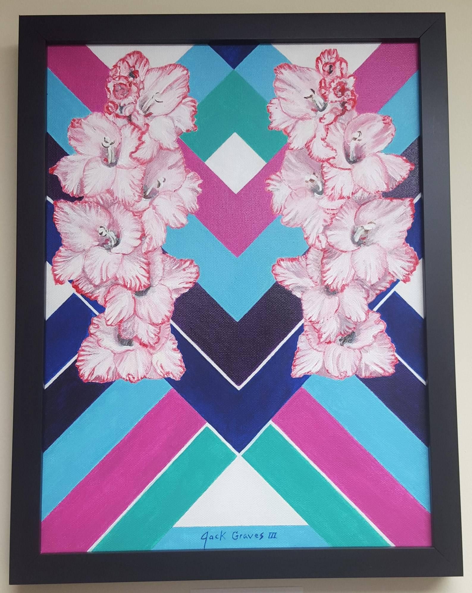 Geometric Empress - Painting by Jack Graves III
