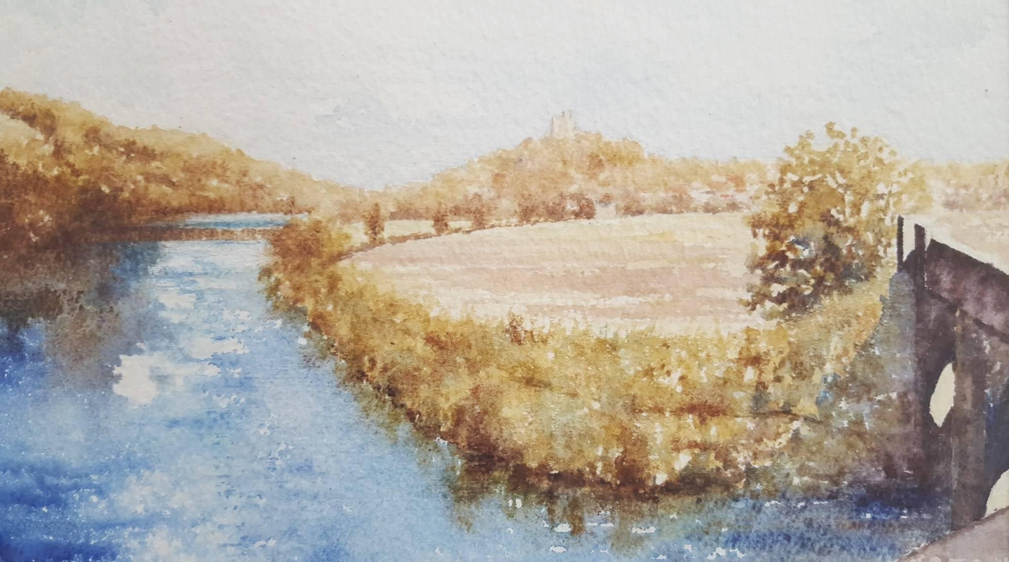 River Tweed at Norham, Fully Framed 1