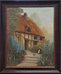 The English Hollyhock Garden