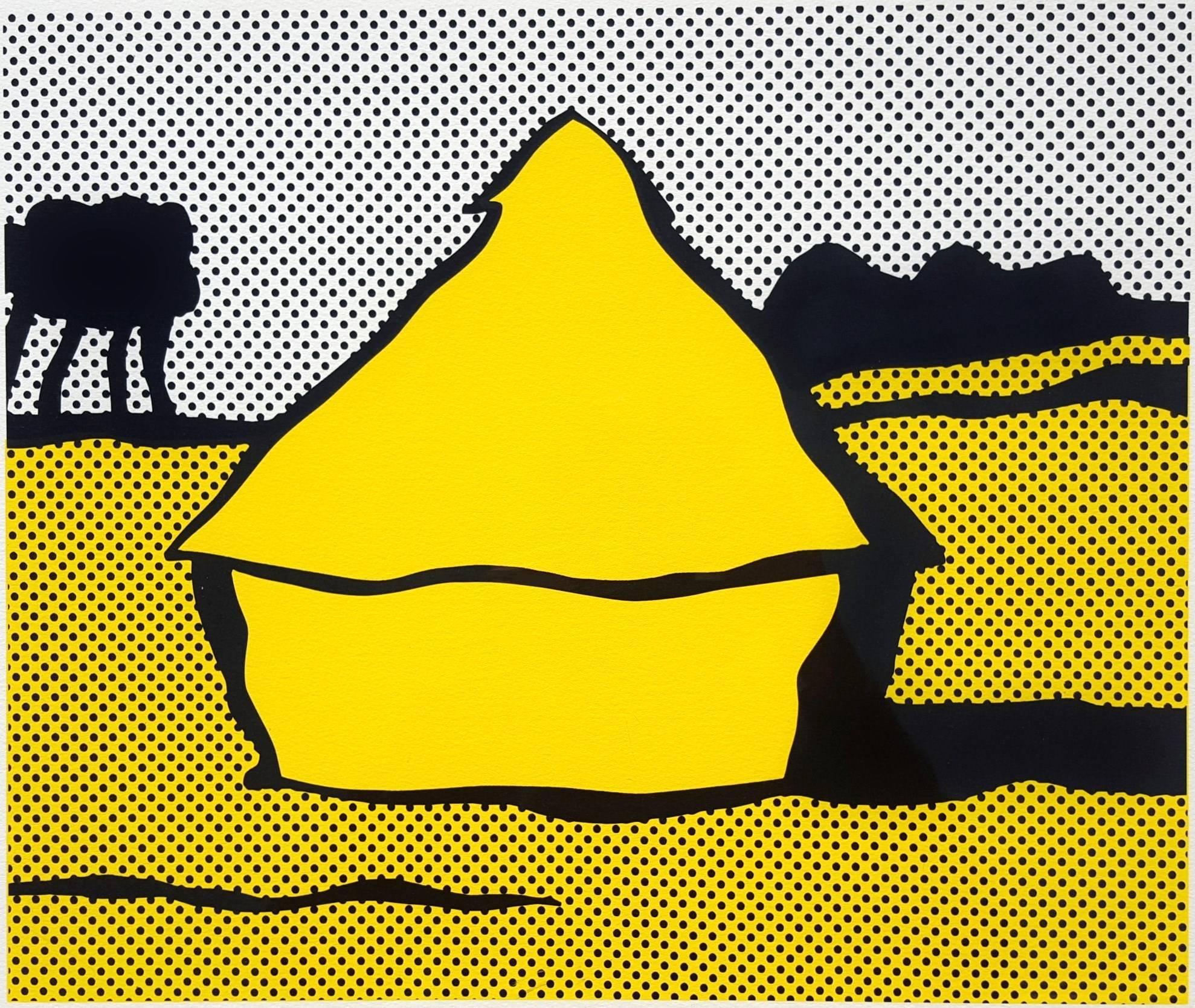 Roy Lichtenstein Landscape Print - Haystack