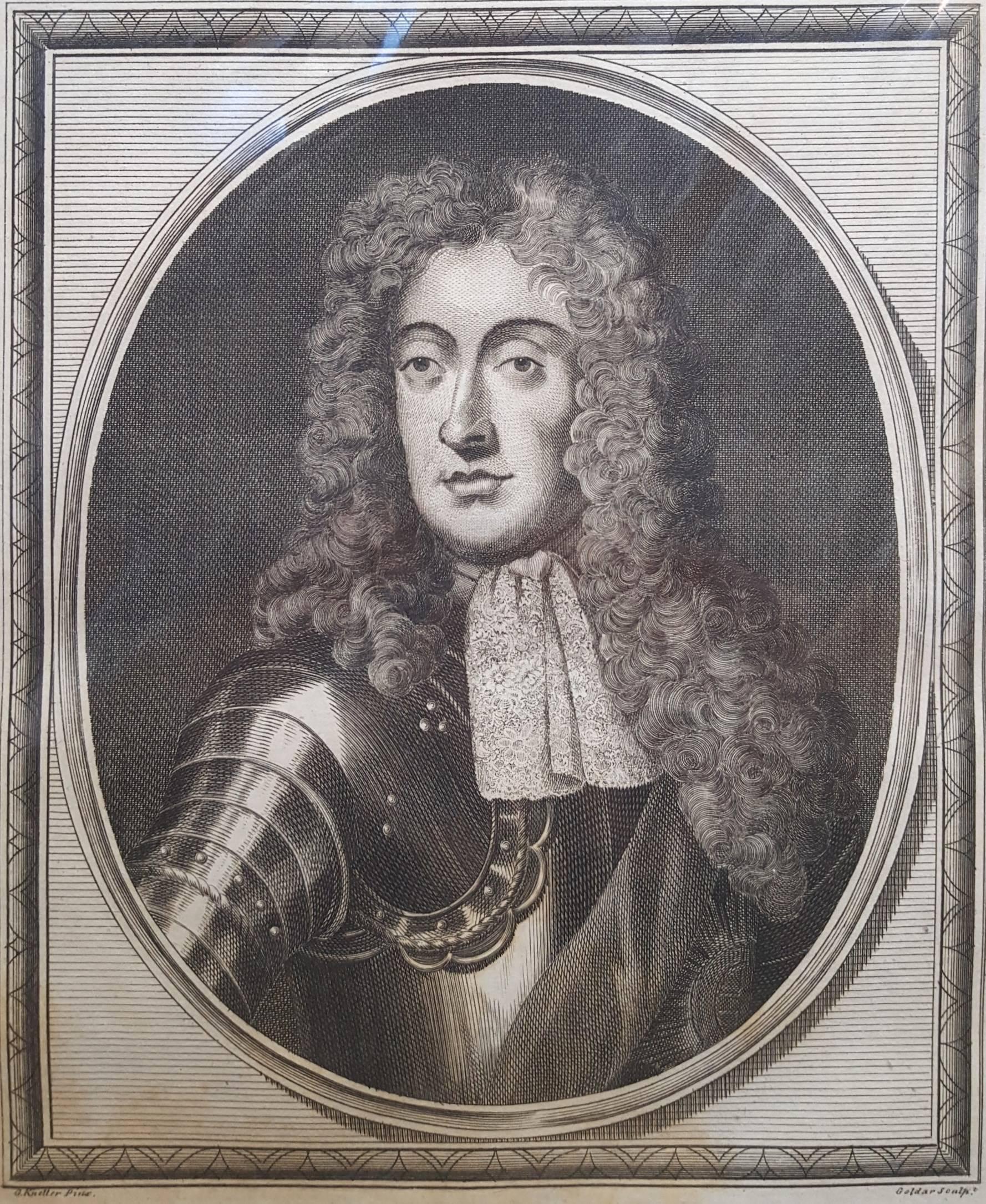 John Goldar Portrait Print - James II. King of England