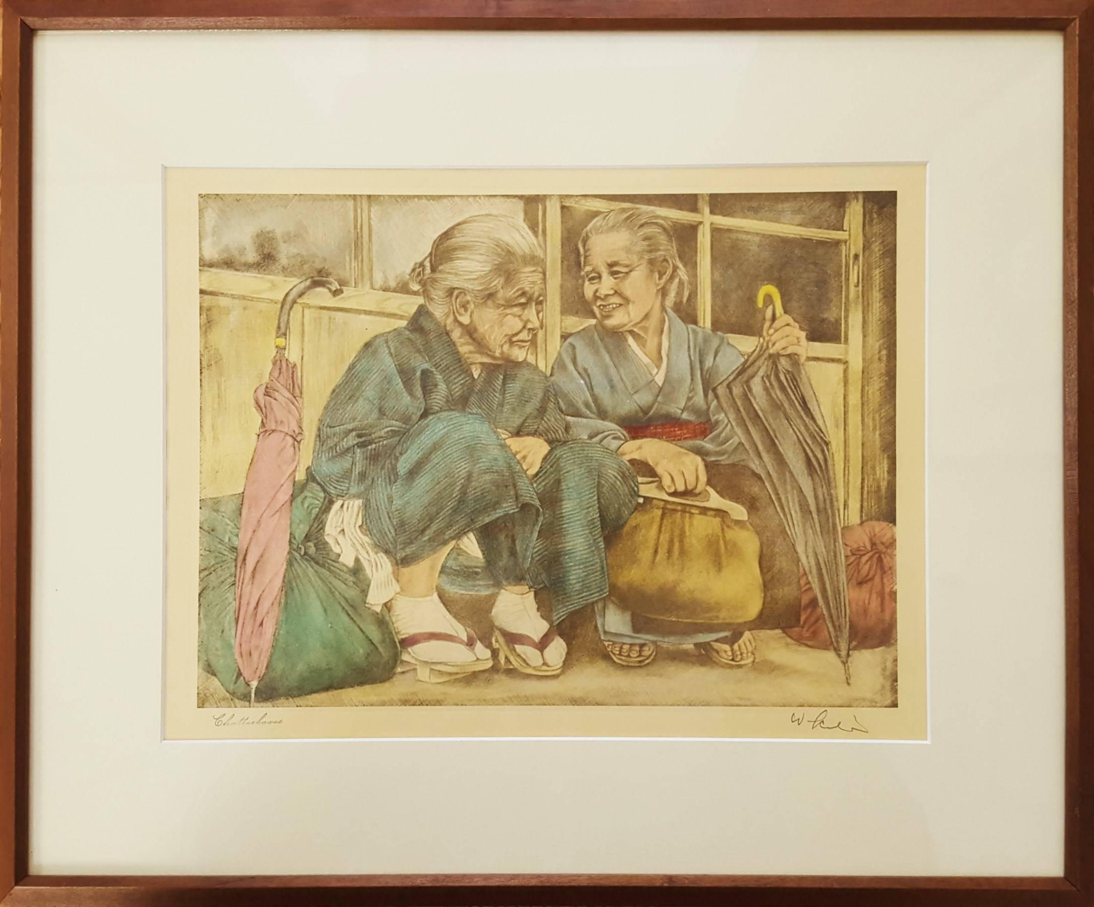 Chatterboxes (The Gossips) - Print by Willy Seiler