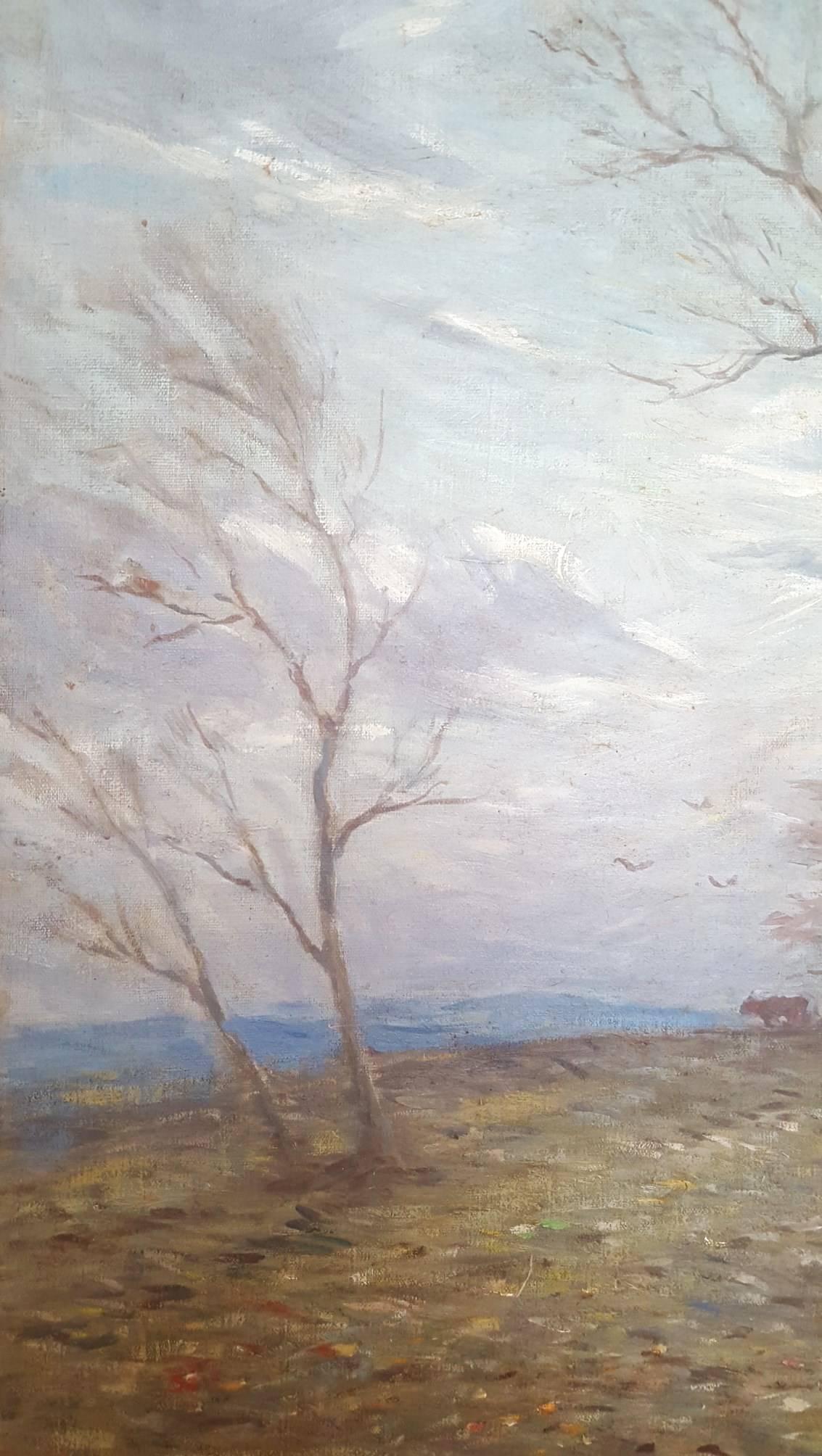 An original signed oil on canvas by American artist Eliot Candee Clark (1883-1980) titled 