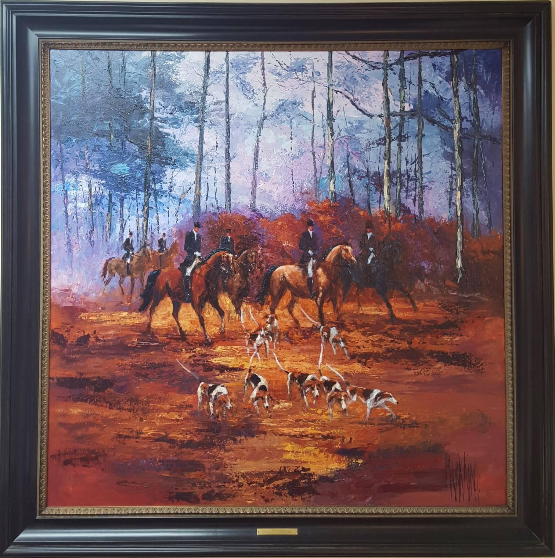 The Hunt - Painting by Mark King