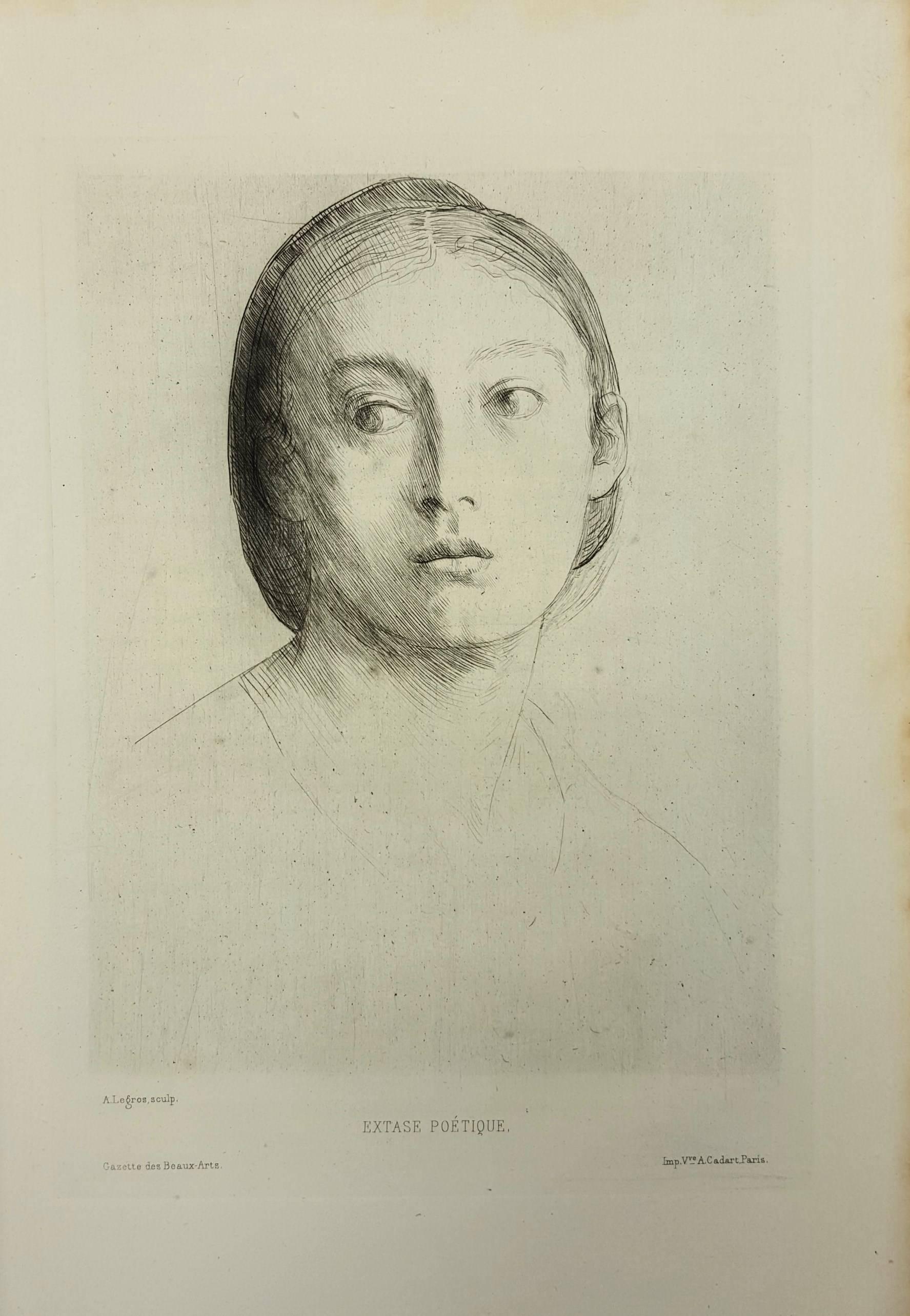 Extase Poetique - Print by Alphonse Legros