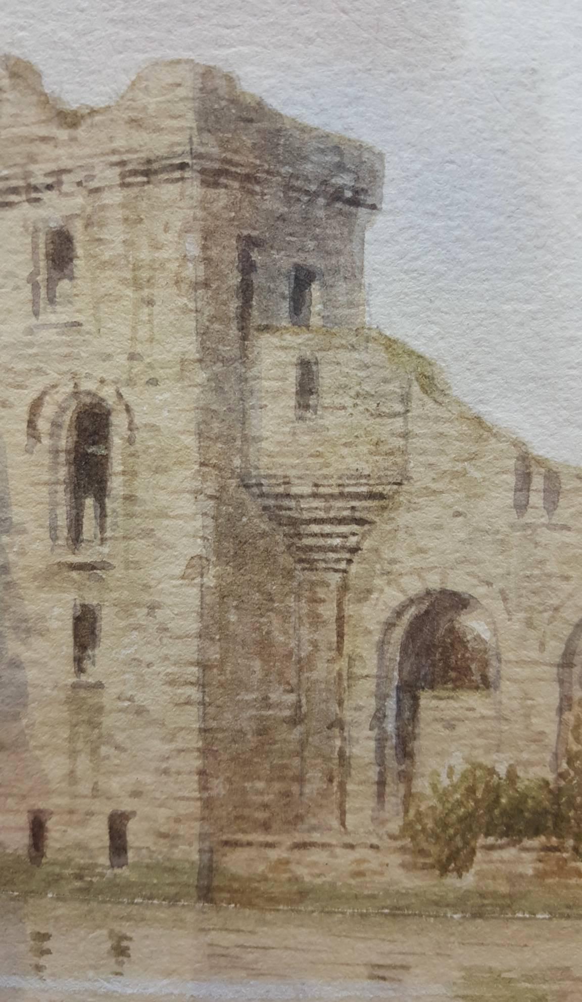 Brougham Castle - Impressionist Art by James Lawson Stewart