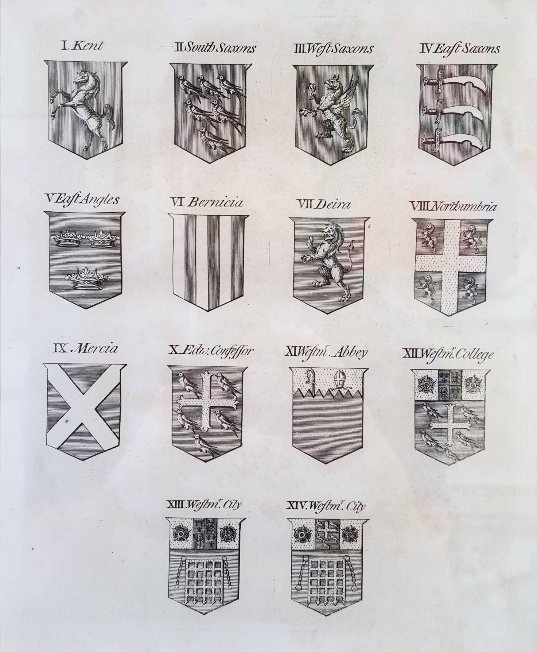 Richard Bernard Godfrey Print - English Heraldry