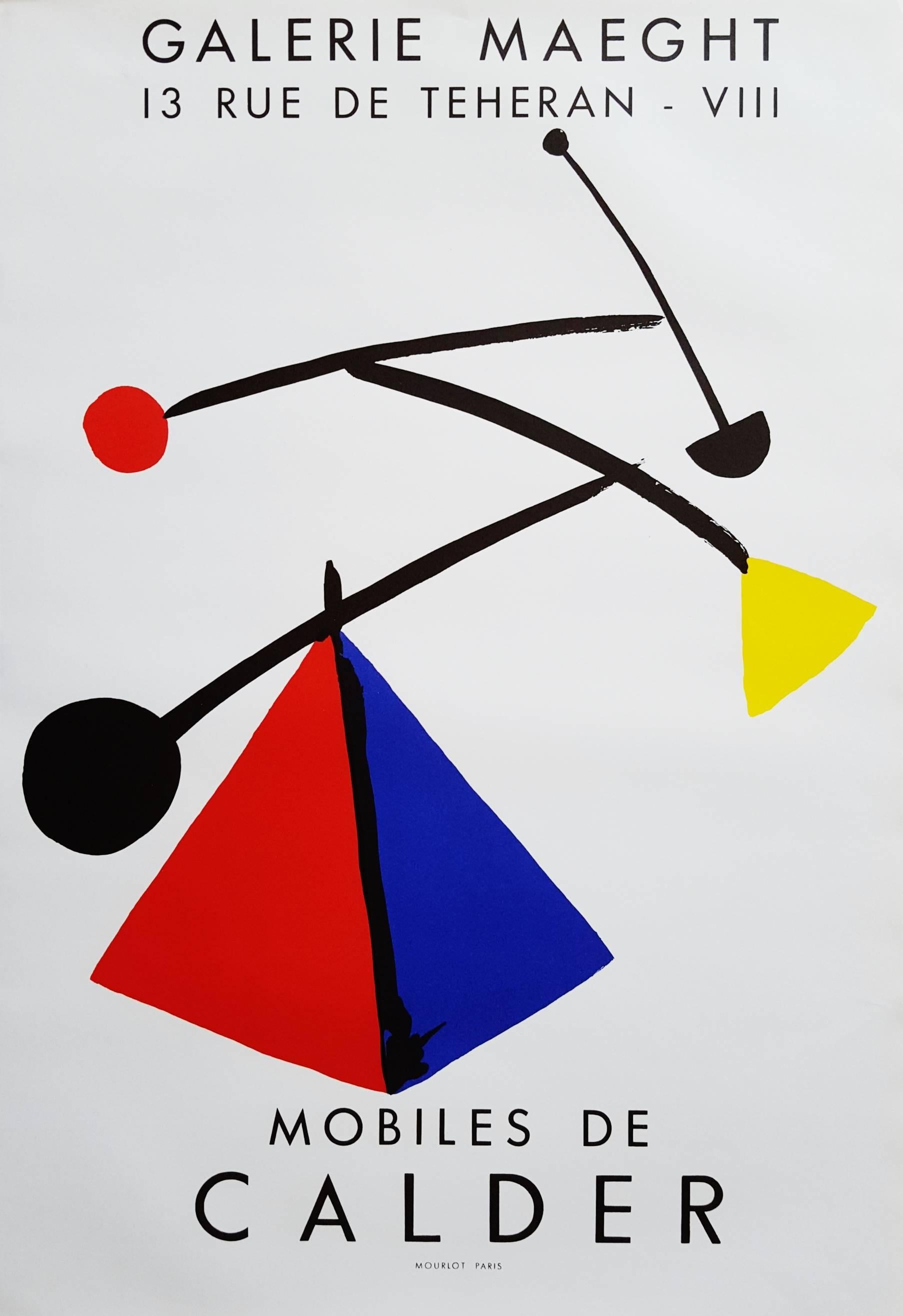 (after) Alexander Calder Abstract Print - Expo 54 - Galerie Maeght