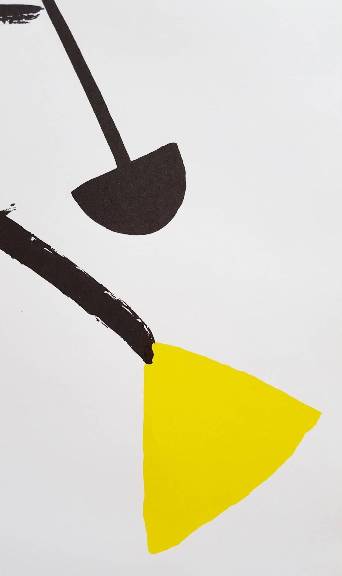 Expo 54 - Galerie Maeght - Gray Abstract Print by (after) Alexander Calder