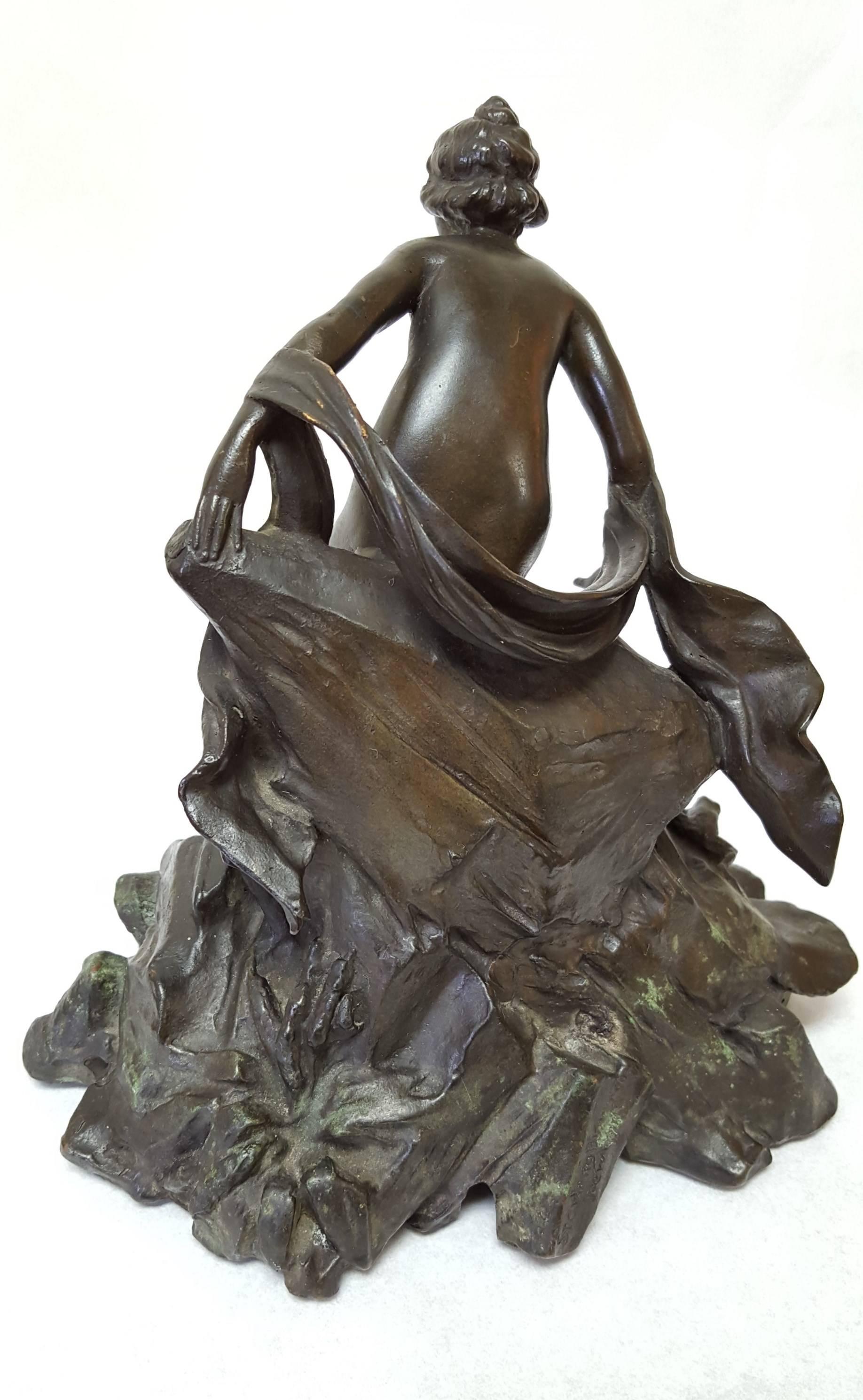alphonse mucha bronze sculpture