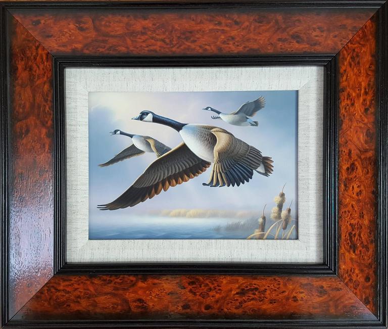 Ron Louque - Canada Geese For Sale at 1stDibs | canada goose painting