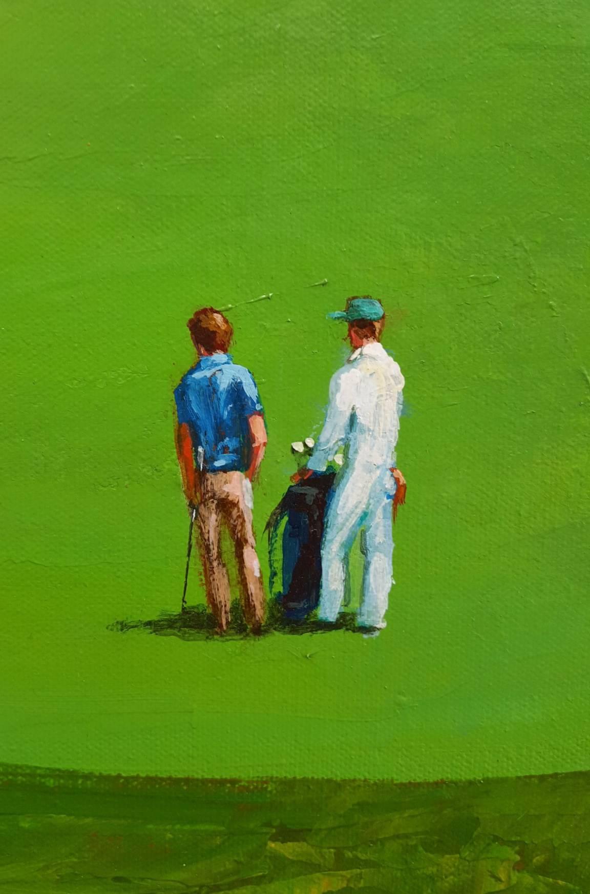 Amen Corner, Augusta National Golf Club - Contemporary Painting by Mark King