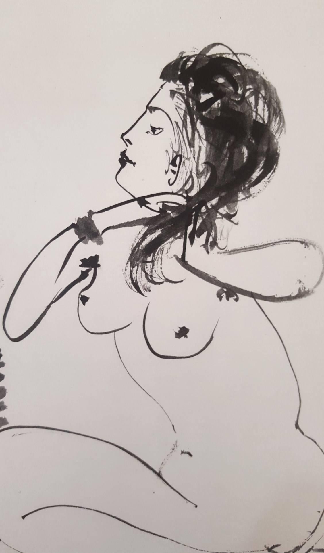 An original heliogravure by Spanish artist Pablo Picasso (1881-1973) titled 
