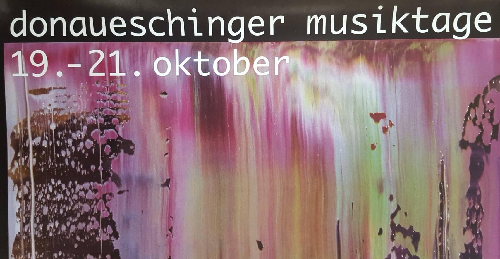 Donaueschinger Musikstage 1