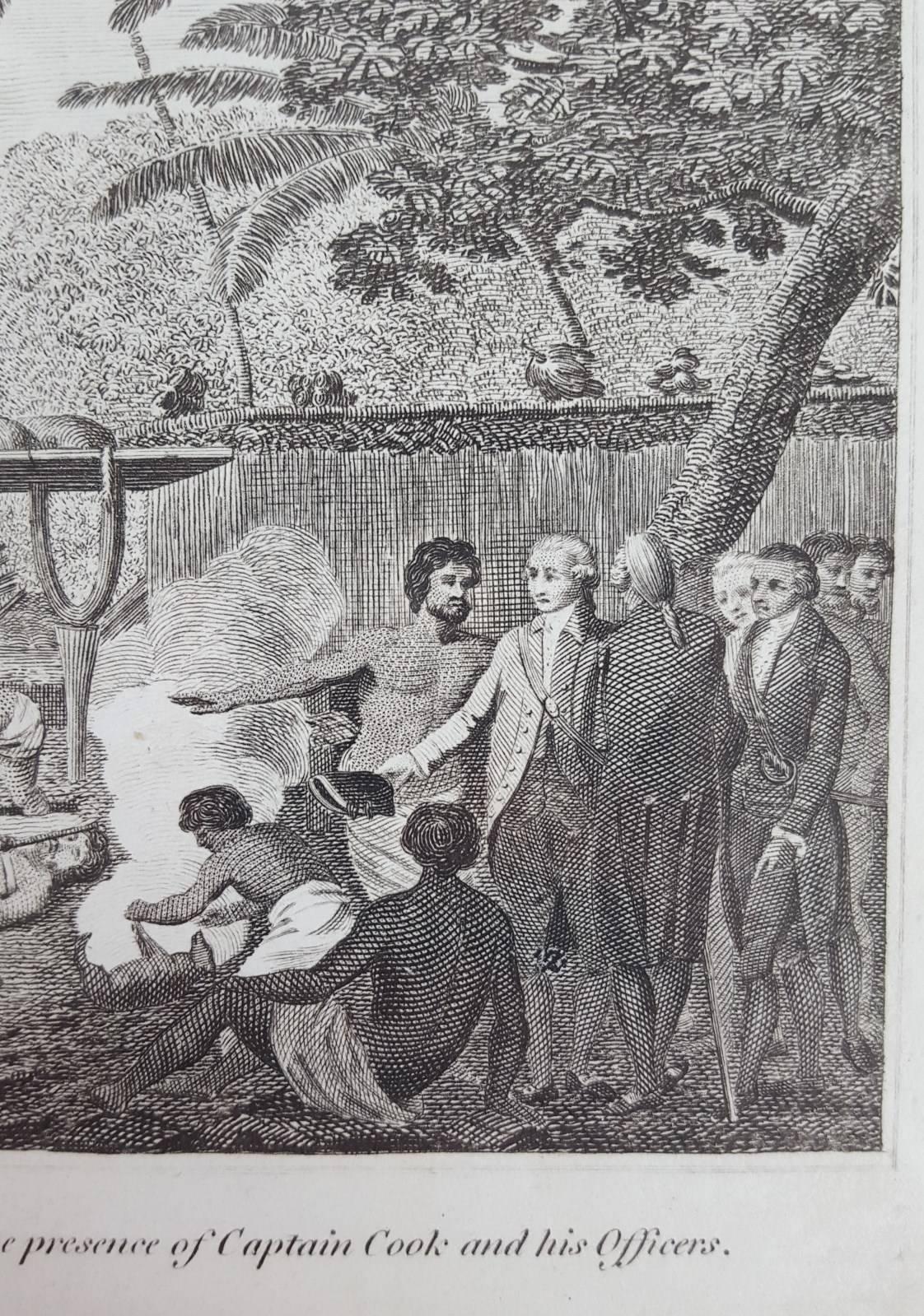 Representation of Human sacrifice with Captain Cook 1