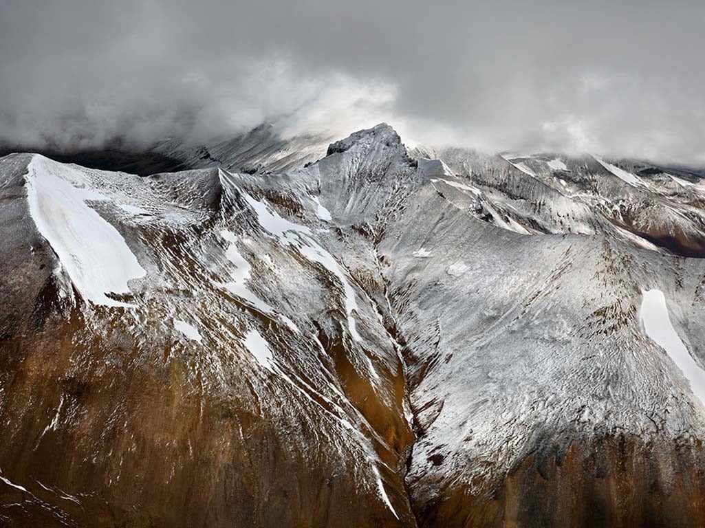Edward Burtynsky Landscape Photograph - Mount Edziza Provincial Park #1, Northern British Columbia, Canada