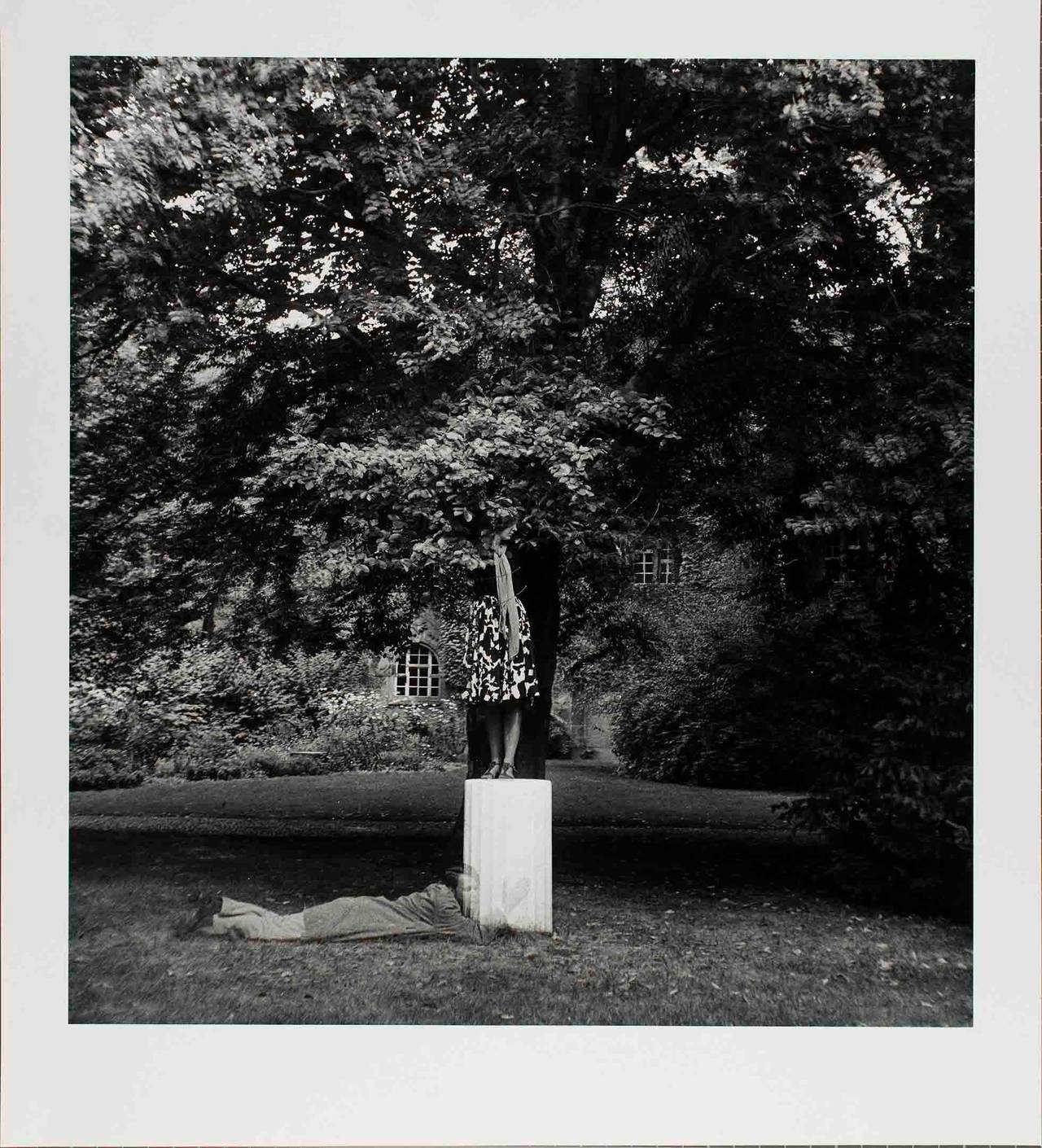 Floris Neususs Black and White Photograph - Untitled, Akademiegarten, Berlin, from the Traumbild series