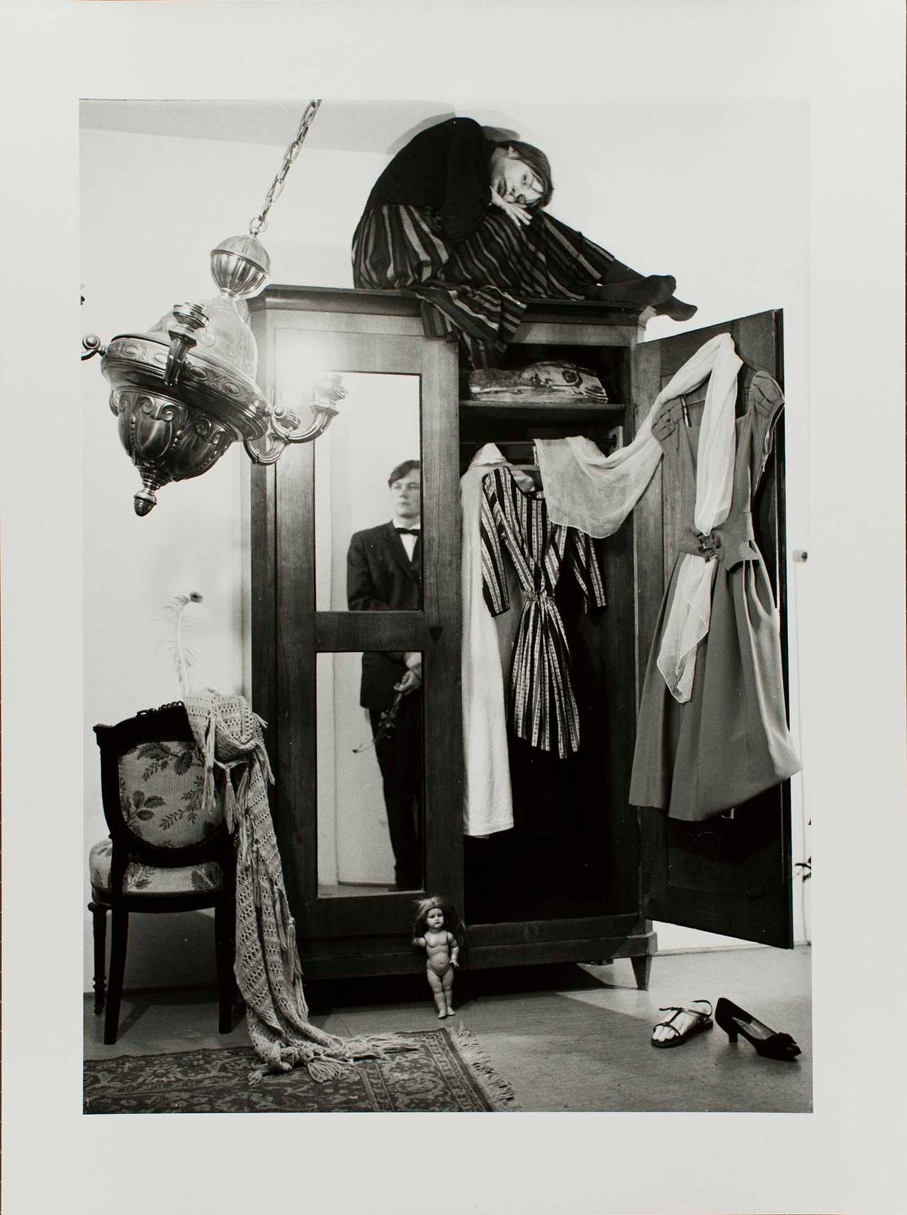 Floris Neususs Black and White Photograph - Schrankbild (Cabinet Picture), München, from the Traumbild series