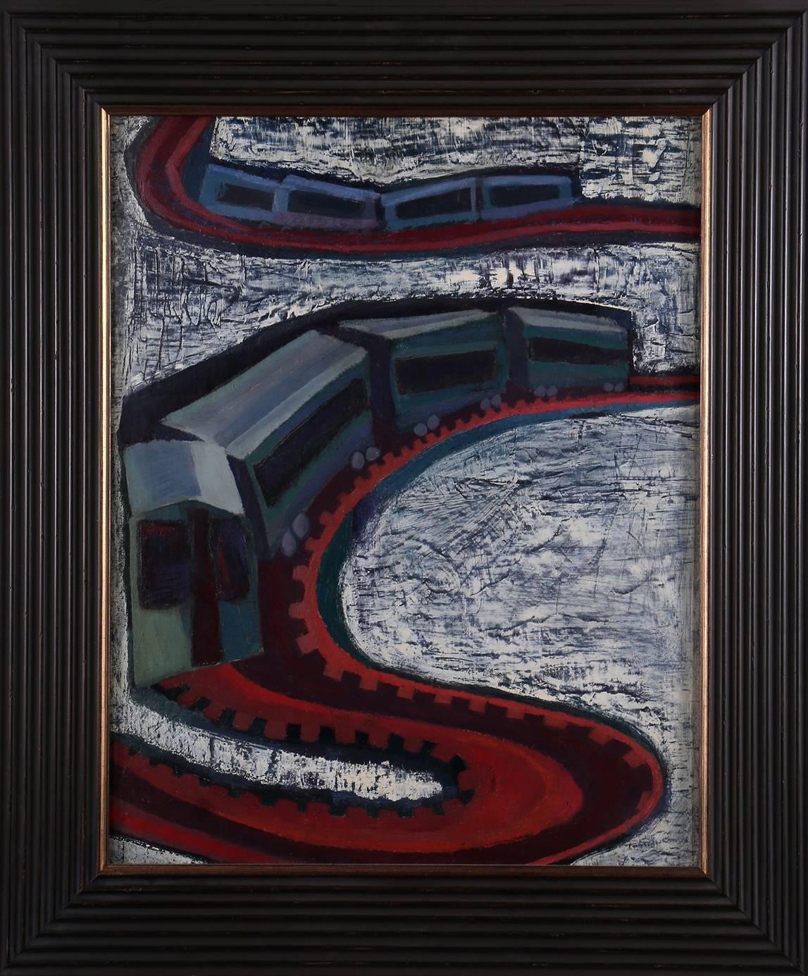 Runaway Train - Painting by Alfred Statler