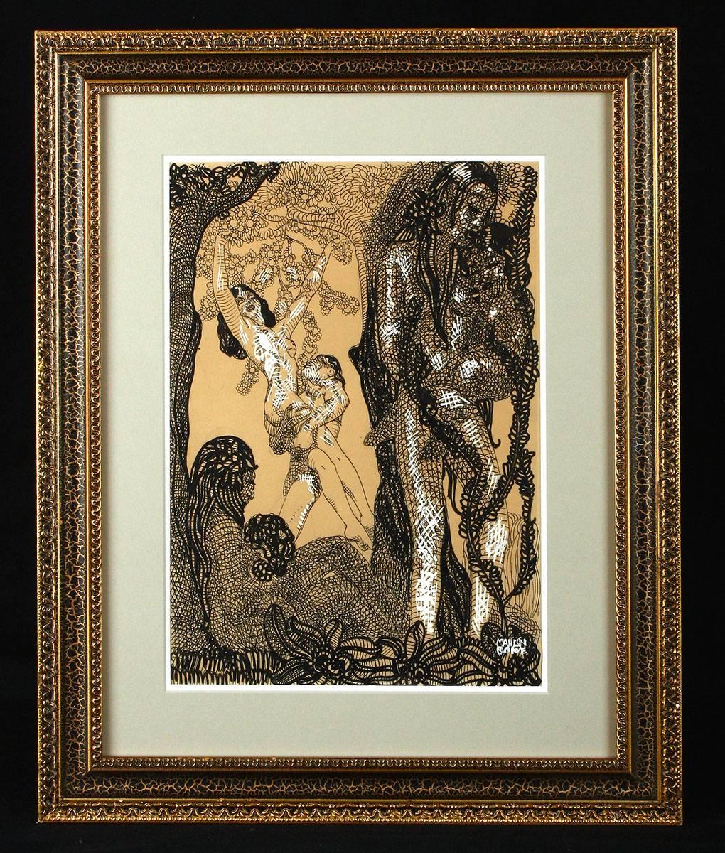 Mahlon Blaine Nude Painting - Aphrodite's Realm