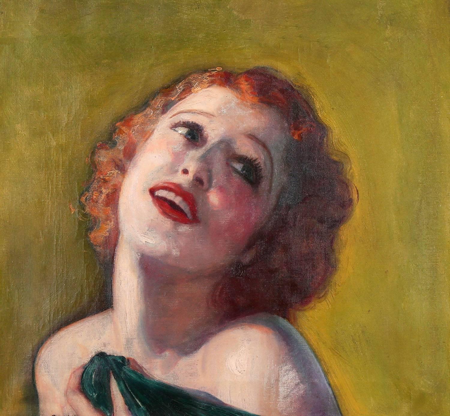 Jeanette MacDonald - Painting by McClelland Barclay