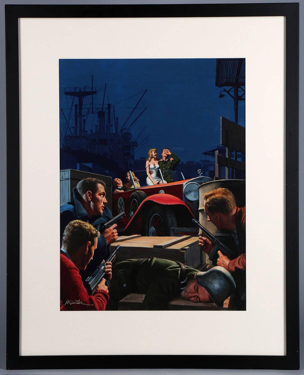 Norway's Partisan Nymph - Pop Art Art by Mort Künstler