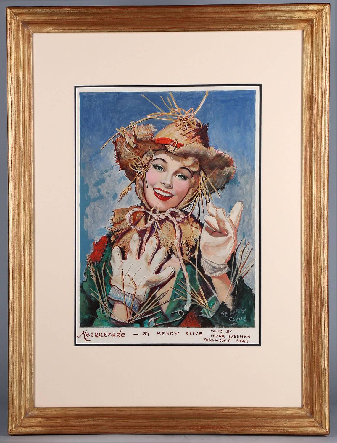Henry Clive Portrait Painting - Masquarade - A Scarecrow