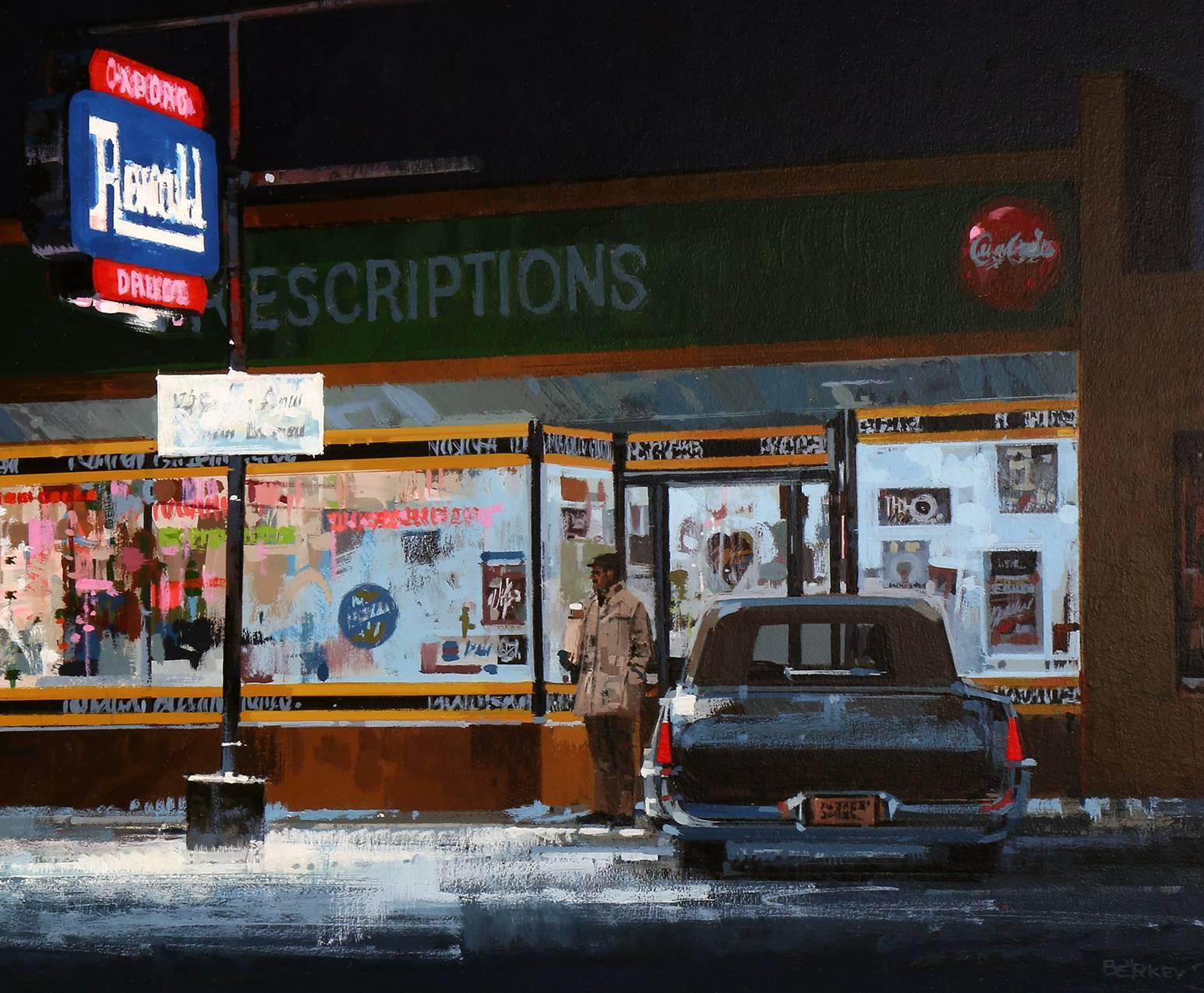 Rexall Drugs - American Realist Painting by John Berkey