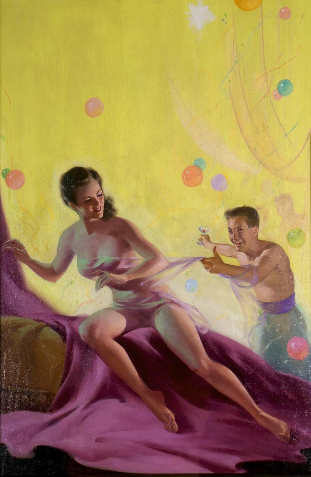 Harold McCauley Nude Painting - Carnival of Lust