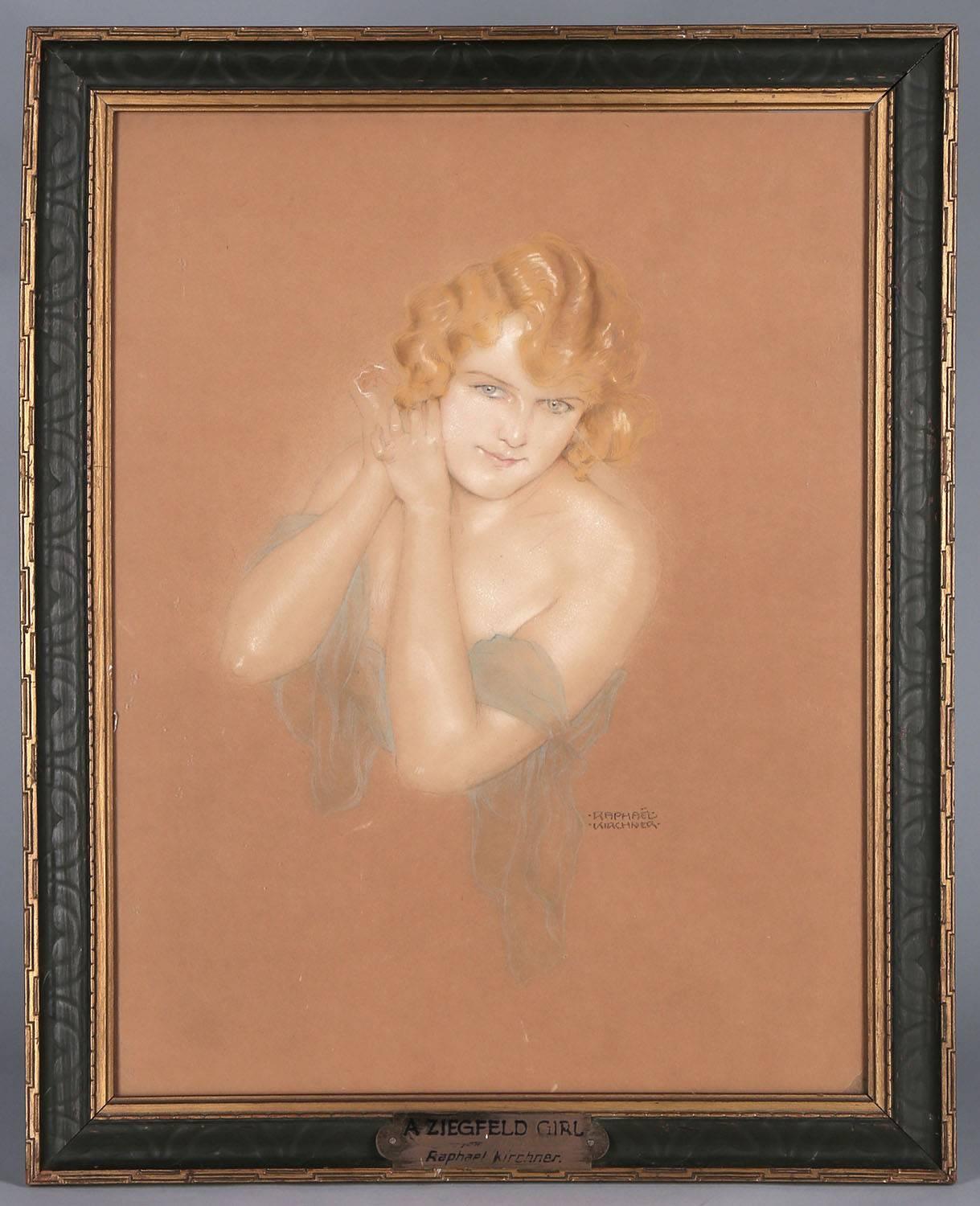 Raphael Kirchner Portrait Painting - Vivienne Segal: Ziegfeld Follies Century Girl