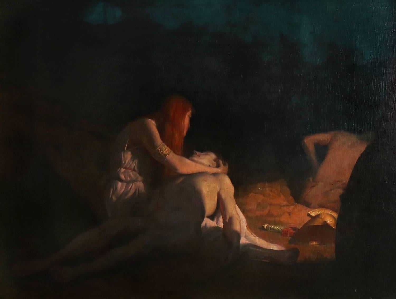 Charles Winter Figurative Painting - A Roman Tragedy