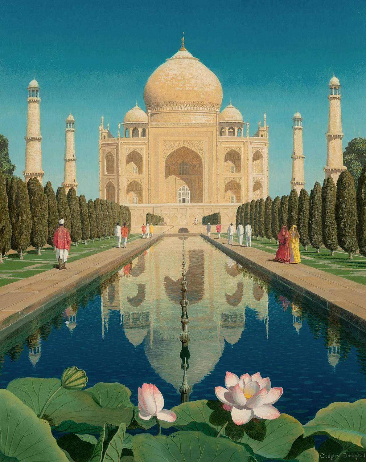 Chesley Bonestell Landscape Painting - The Taj Mahal