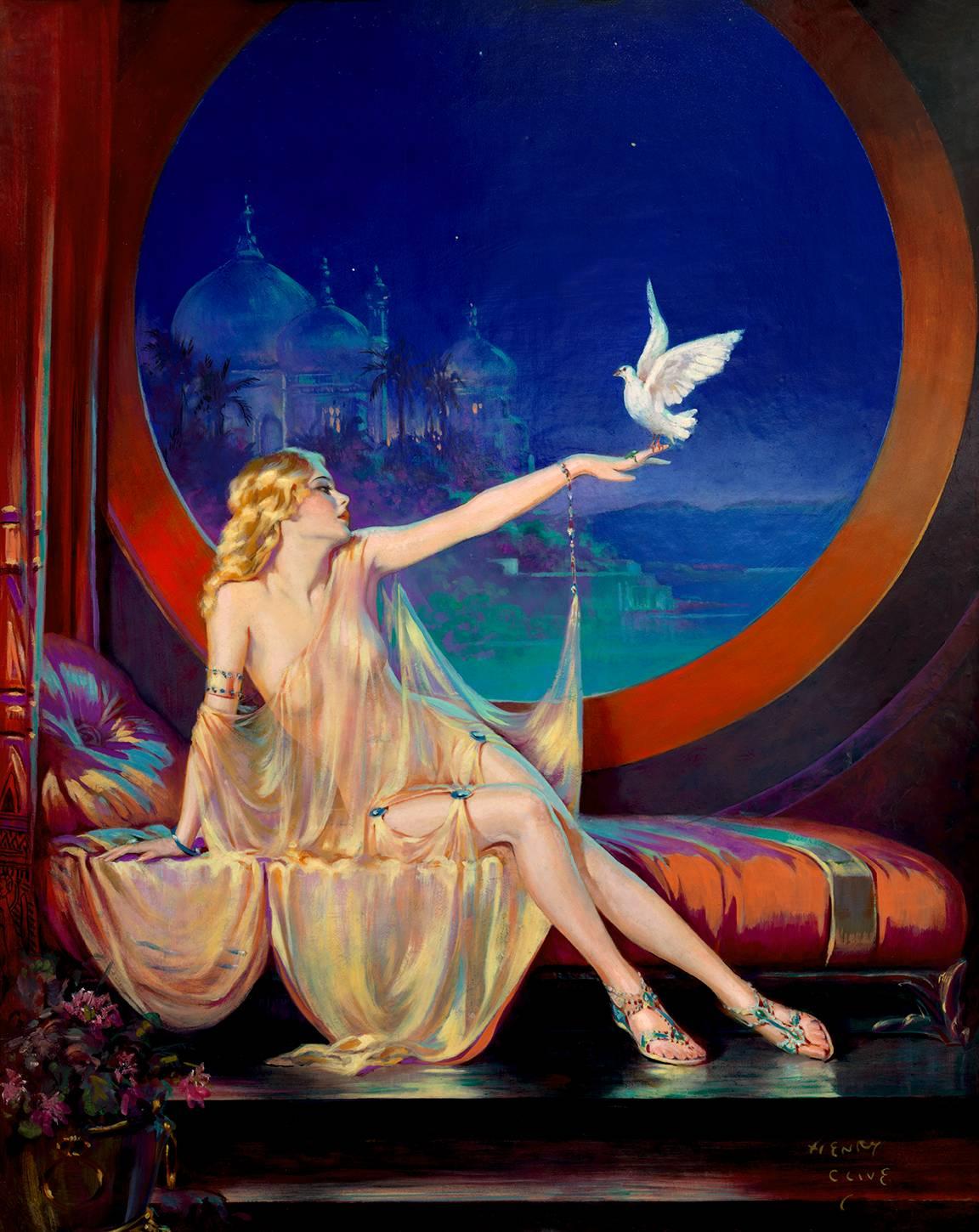 Henry Clive Figurative Painting - Sultana