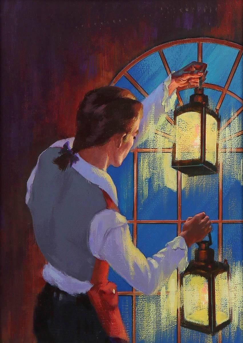 Harold McCauley Figurative Painting - The Signal