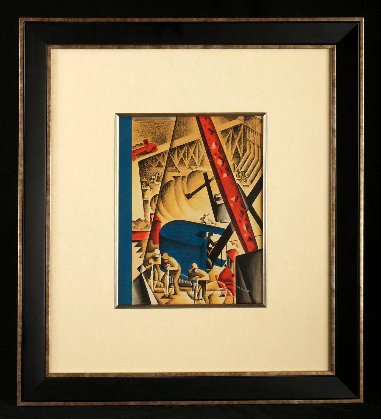 Theodore Haupt Figurative Painting - New Yorker Cover