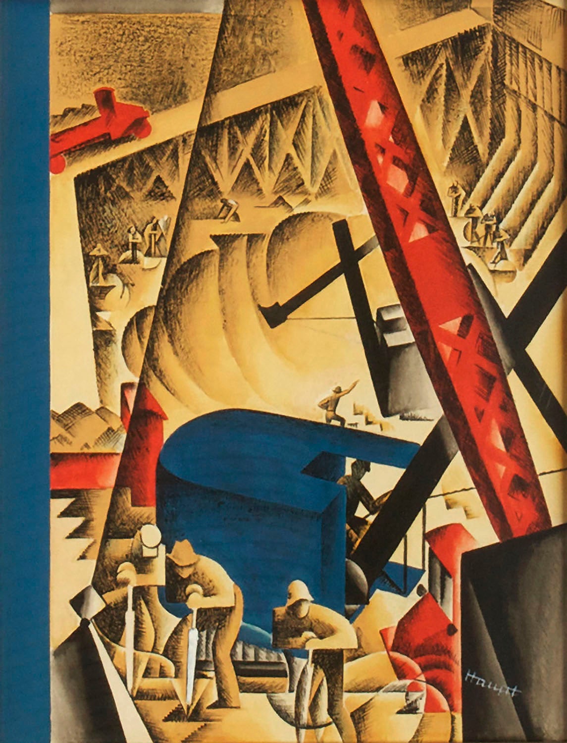 New Yorker Cover - Painting by Theodore Haupt