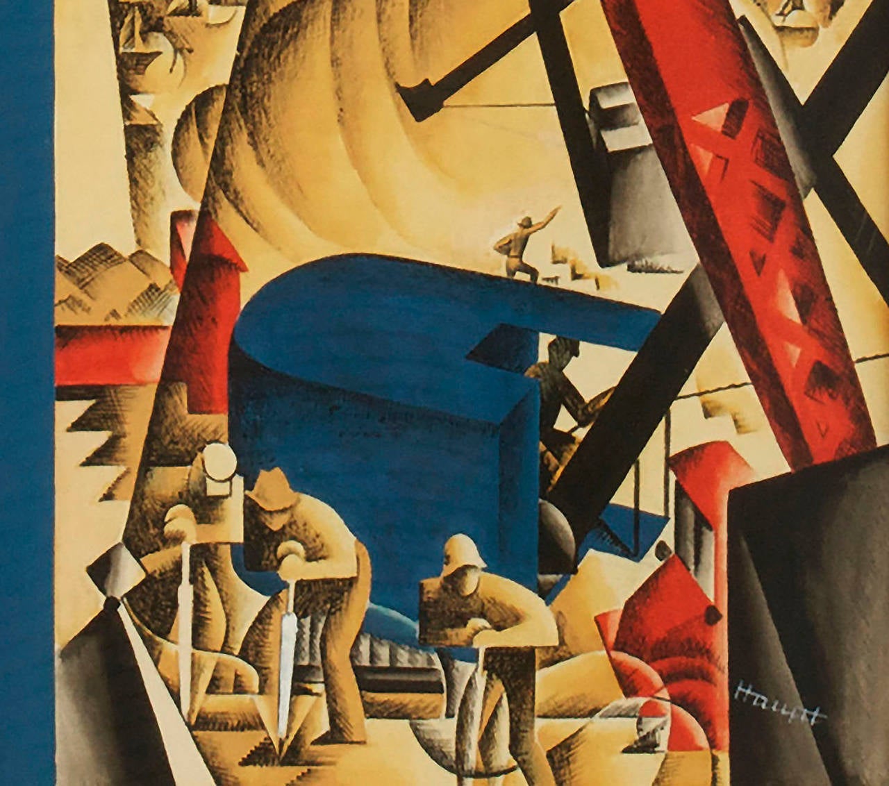 New Yorker Cover - Art Deco Painting by Theodore Haupt