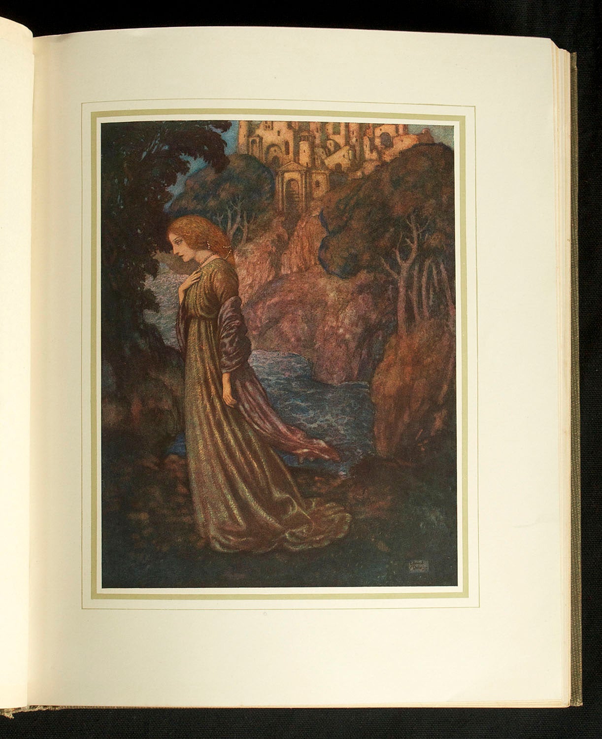 Annabel Lee - Art Nouveau Painting by Edmund Dulac