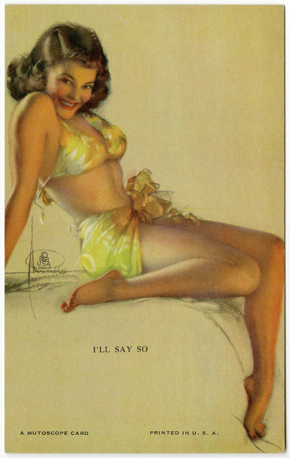 I'll Say So - Other Art Style Painting by Rolf Armstrong