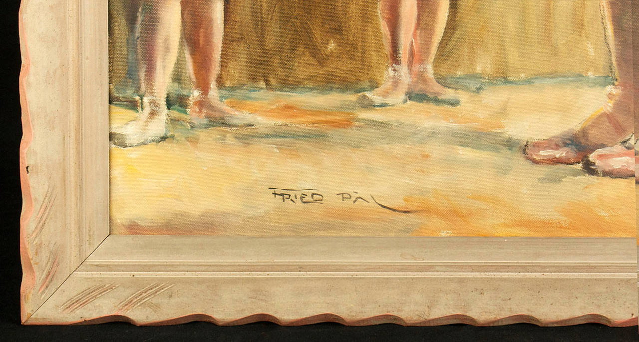 Ballettunterricht (Impressionismus), Painting, von Pal Fried