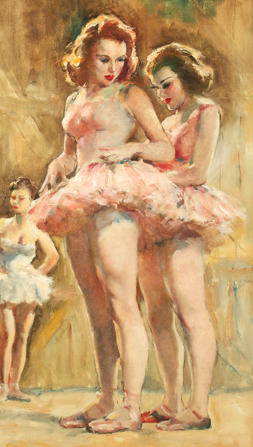 Pal Fried:: (1893-1976):: ungarischer amerikanischer Künstler:: wurde in Budapest geboren und studierte an der Ungarischen Akademie bei Professor Hugo Pohl und in Paris bei Claude Monet und Lucien Simone. Außerdem wurde er stark von der