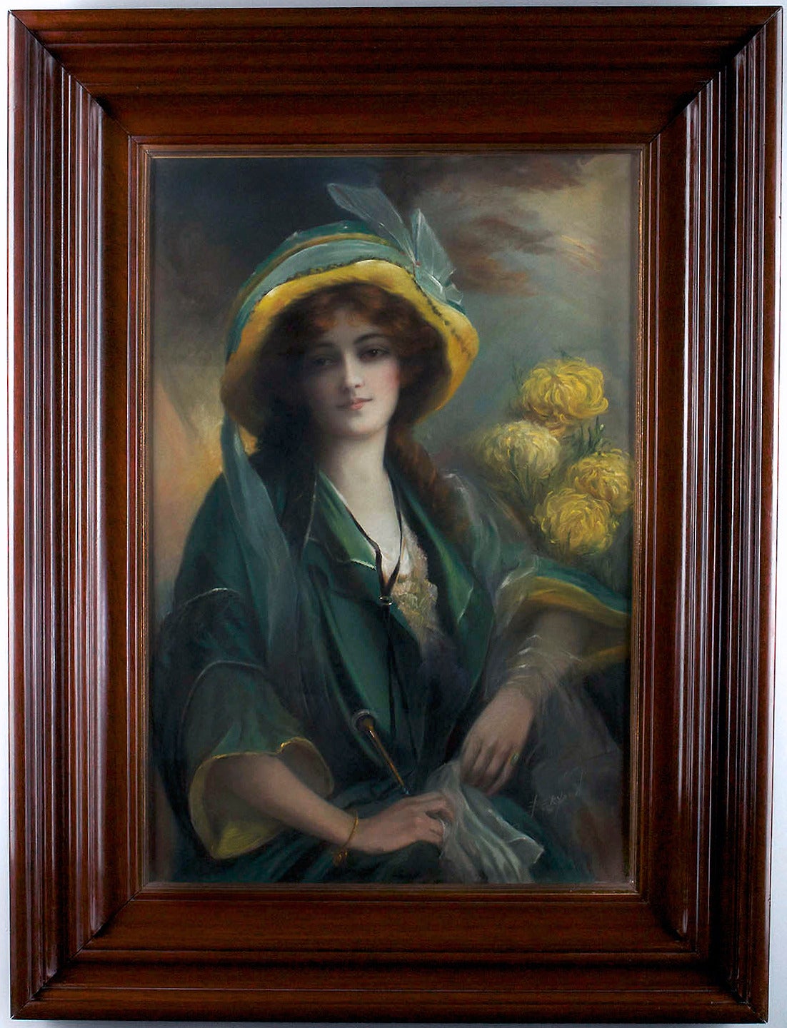 James Ross Bryson Portrait Painting - Reverie In Green