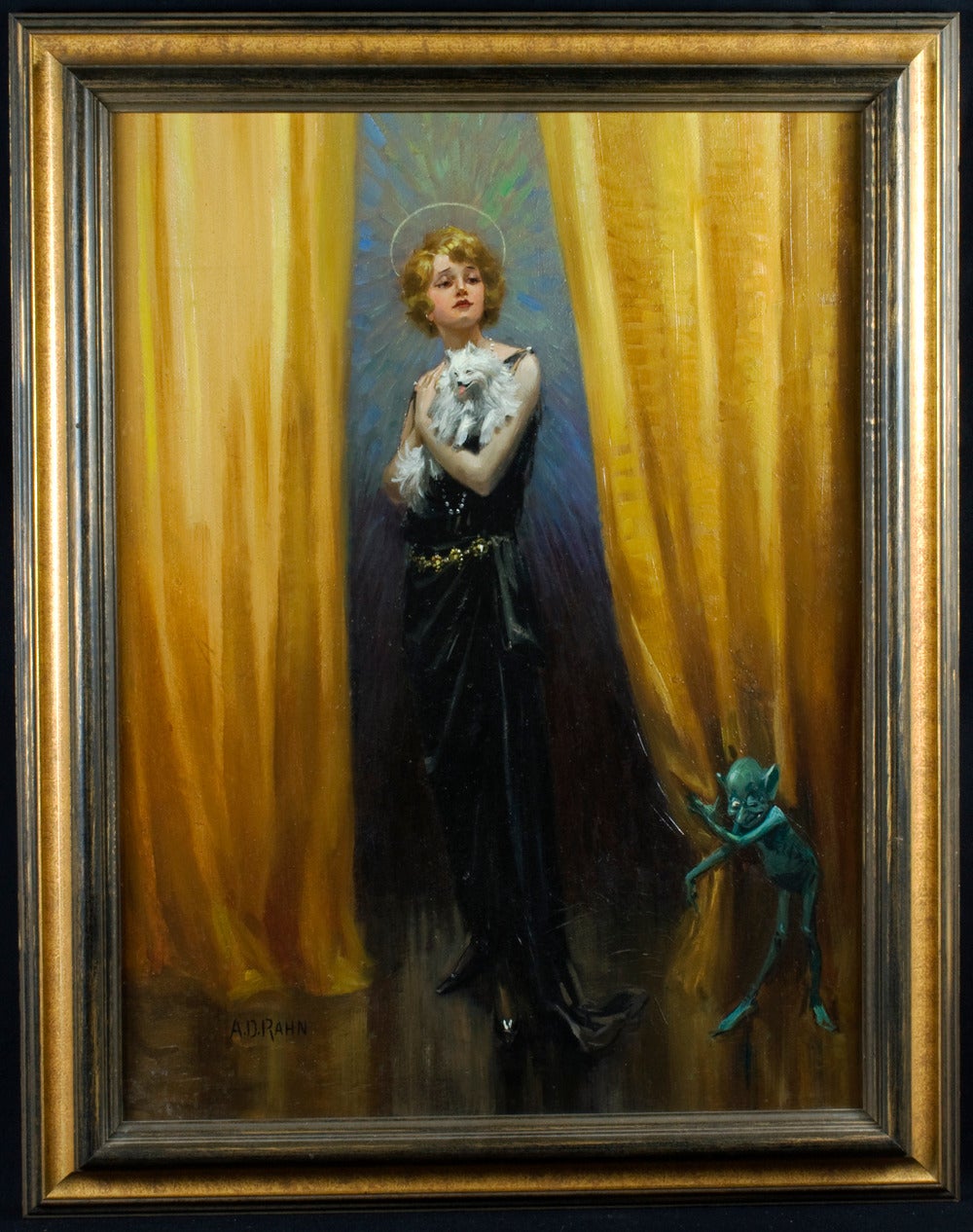 Making her Appearance - Painting by A.D. Rahn