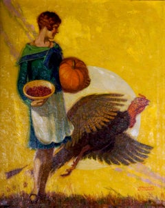 Antique Thanksgiving Day Harvest