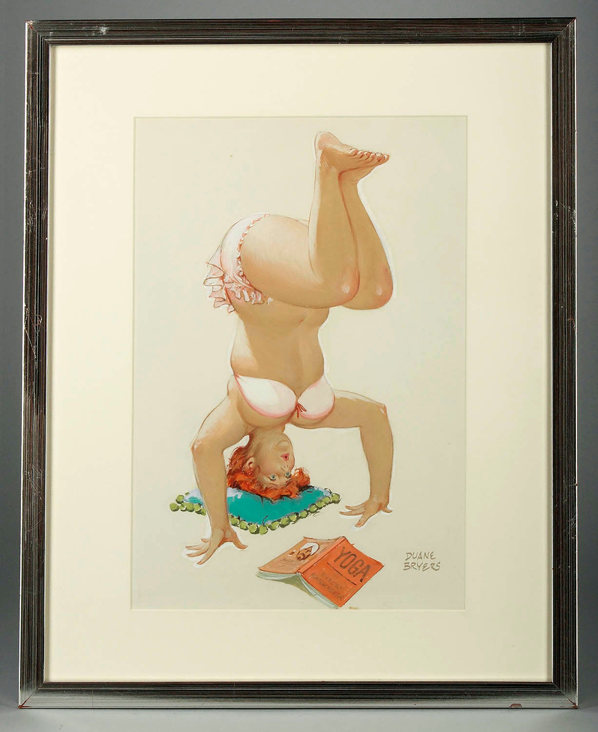 Hilda Hopes Yoga Won't Fail - Painting by Duane Bryers