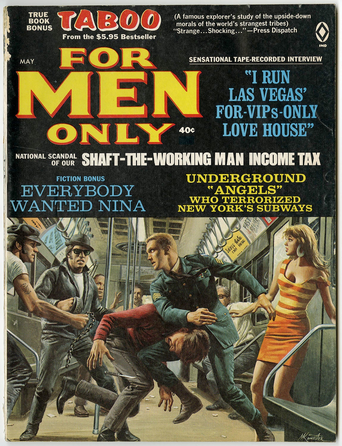 Underground Angels - American Modern Painting by Mort Künstler