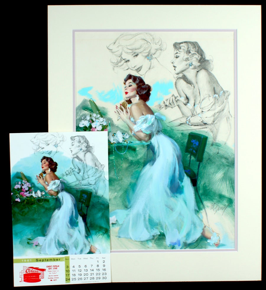 Beauties von Duell's Beauties - September 1961 (Naturalismus), Painting, von Alfred Leslie Buell